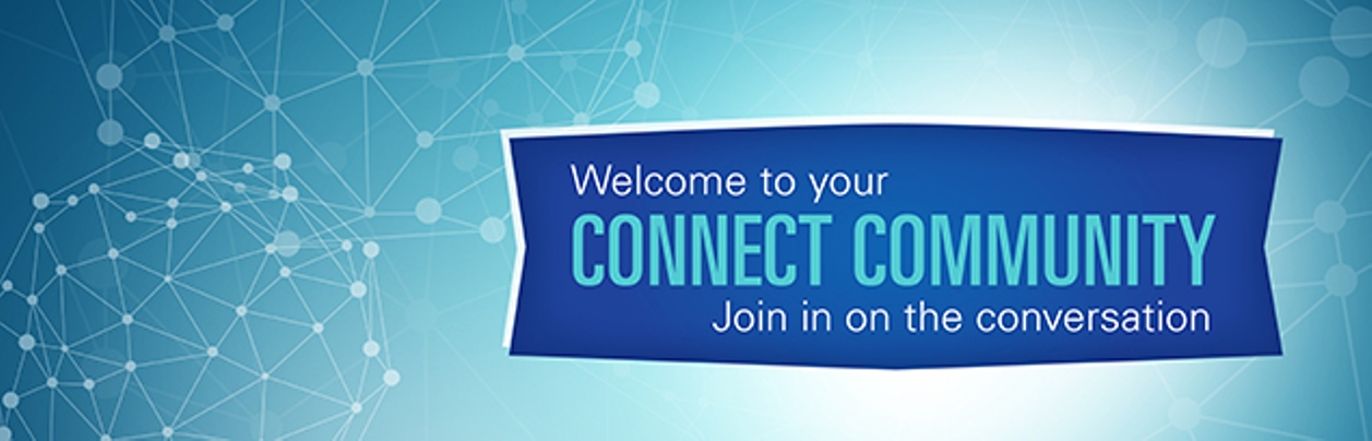 BCBSTX Connect Community welcome banner 