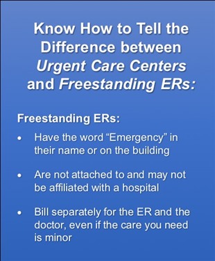 FreestandingER vs Urgent Care