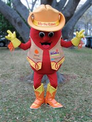 Billy the Kidney mascot