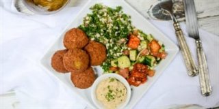 Baked falafel