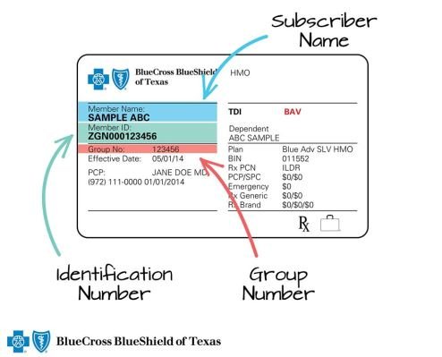 Member ID number BCBS
